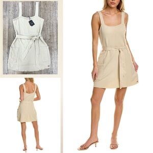 N:Philanthropy Retro Mini Dress In Bone